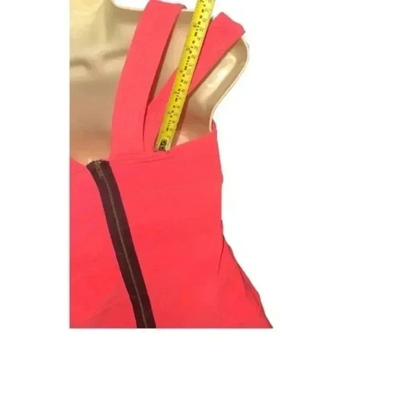 Beautiful Ribbed Minidress in Tangerine! - Picture 8 of 12
